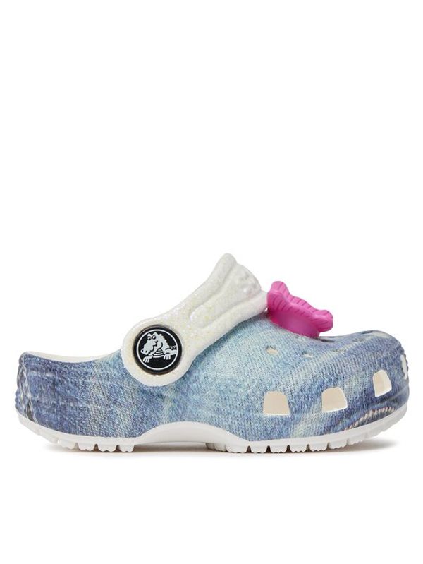 Crocs Crocs Natikači Classic Denim Clog T 208302 Bela