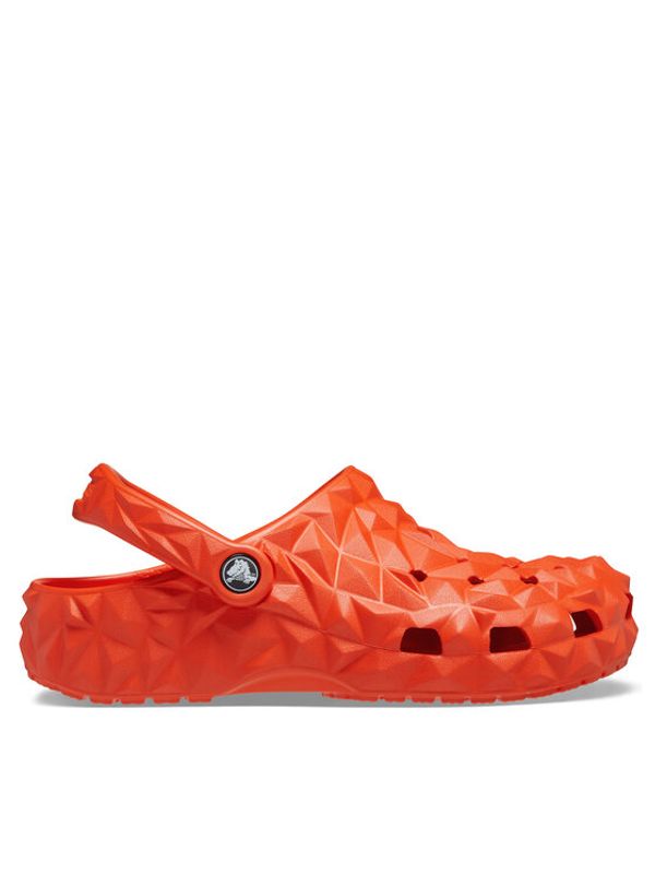 Crocs Crocs Natikači Classic Geometric Clog 209563 Rdeča