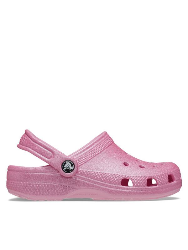 Crocs Crocs Natikači Classic Glitter Clog K 206993 Roza