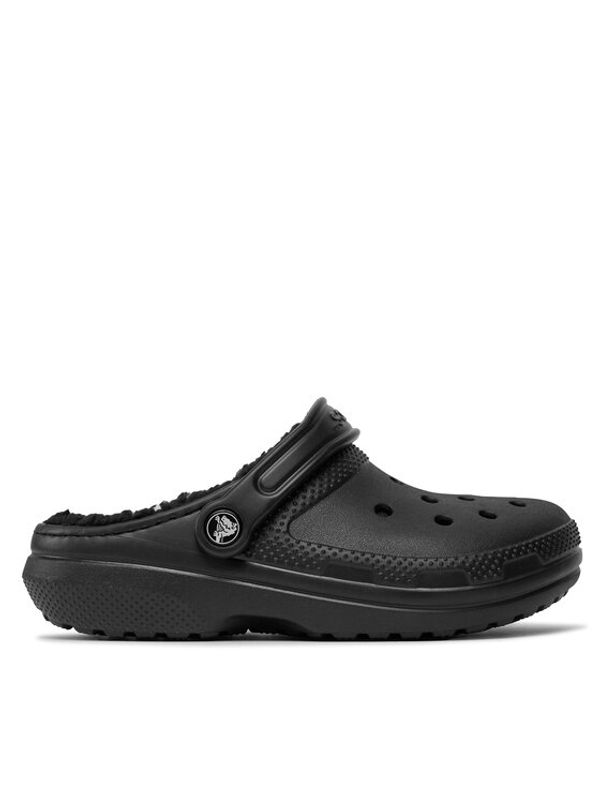 Crocs Crocs Natikači Classic Lined Clog 203591 Črna