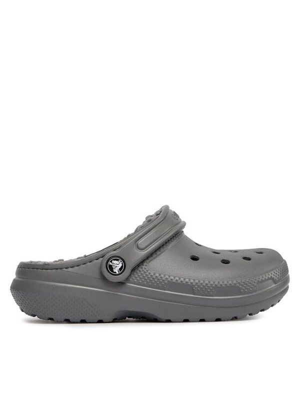 Crocs Crocs Natikači Classic Lined Clog 203591 Siva