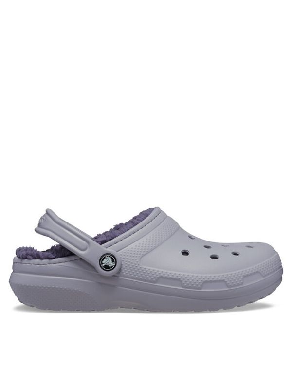 Crocs Crocs Natikači Classic Lined Clog 203591 Siva