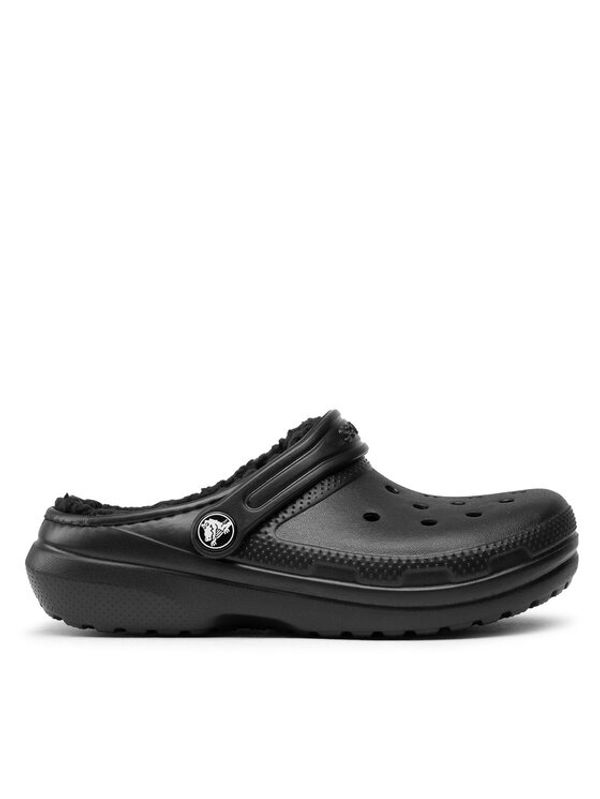 Crocs Crocs Natikači Classic Lined Clog K 207010 Črna