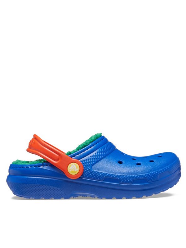 Crocs Crocs Natikači Classic Lined Clog Kids 207010 Modra