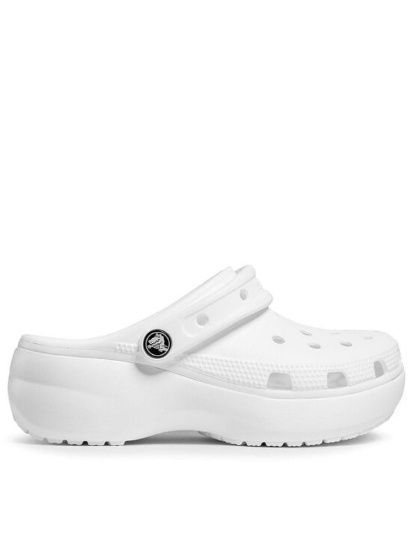 Crocs Crocs Natikači Classic Platform Clog W 206750 Bela