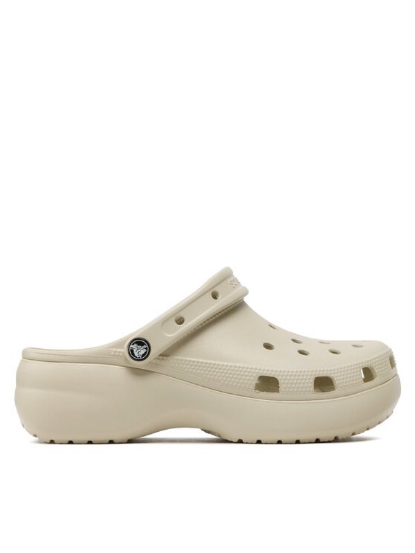 Crocs Crocs Natikači Classic Platform Clog W 206750 Bež