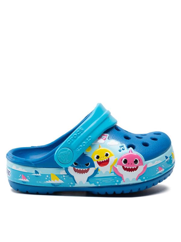 Crocs Crocs Natikači Crocsflbaby Shark Band Clog T 207066 Modra