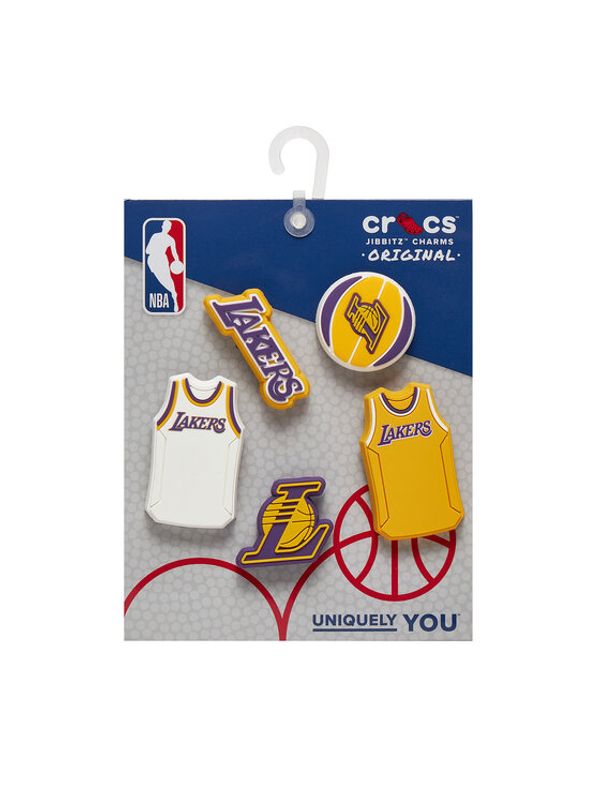 Crocs Crocs Okrasek za obutev Jibbitz Nba Los Angeles Lakers 5pck 10011275 Pisana