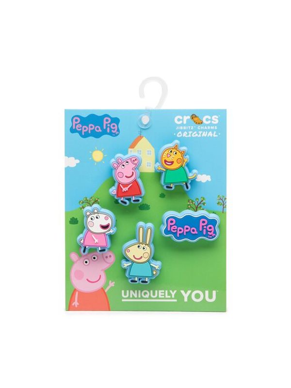 Crocs Crocs Okrasek za obutev Jibbitz Peppa Pig 5 Pack 10010006 Modra