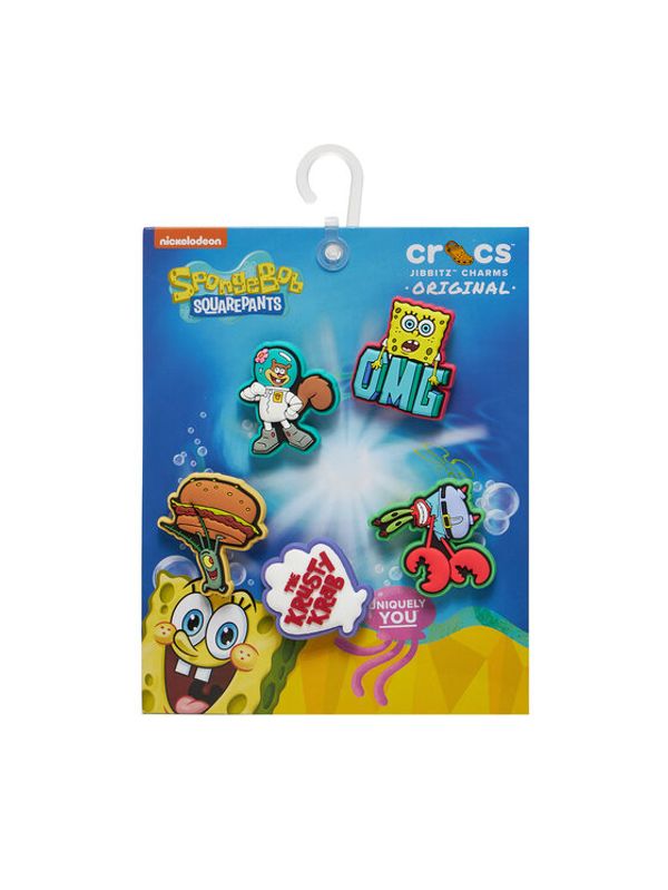 Crocs Crocs Okrasek za obutev Jibbitz Spongebob 5pck 10010012 Pisana