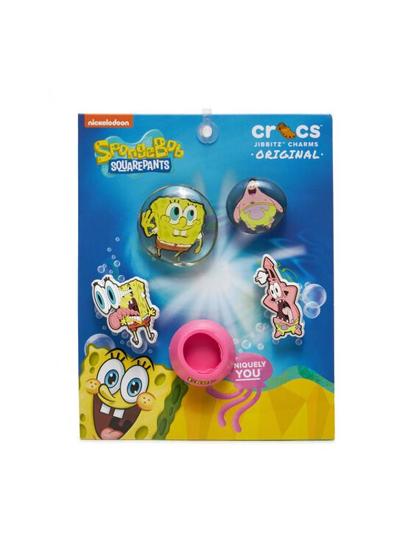 Crocs Crocs Okrasek za obutev Jibbitz Spongebob Bubble 5 Pck Pisana