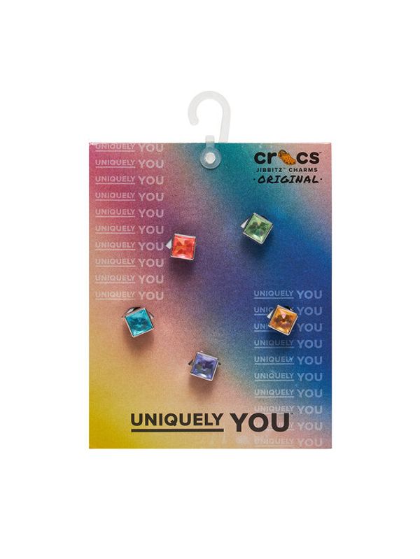 Crocs Crocs Okrasek za obutev Jibbitz Triangle Gem 5 Pack Pisana