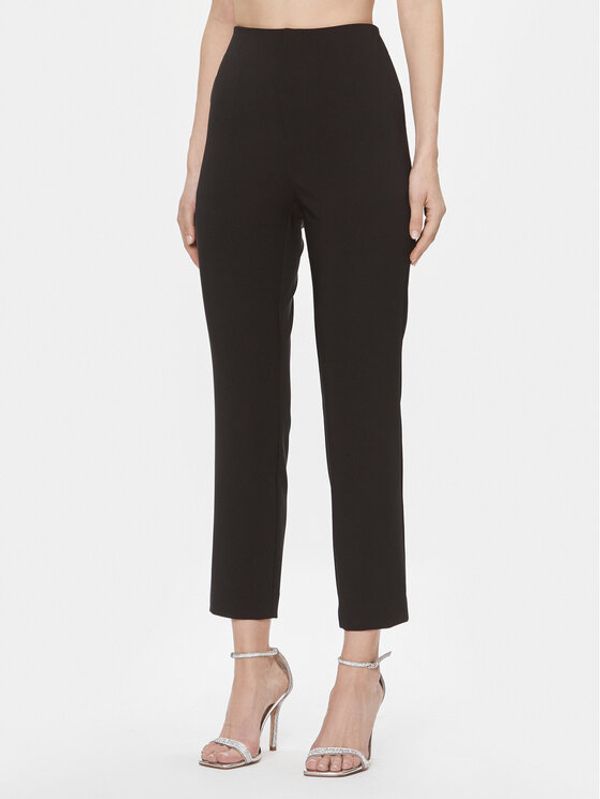 Custommade Custommade Hlače iz tkanine Pixie 999425549 Črna Regular Fit