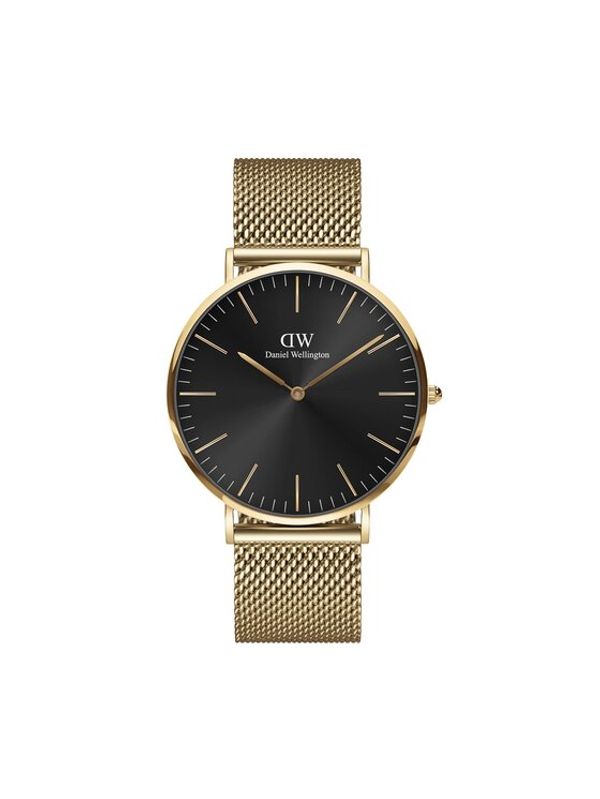 Daniel Wellington Daniel Wellington Ročna ura Classic Mesh DW00100631 Zlata