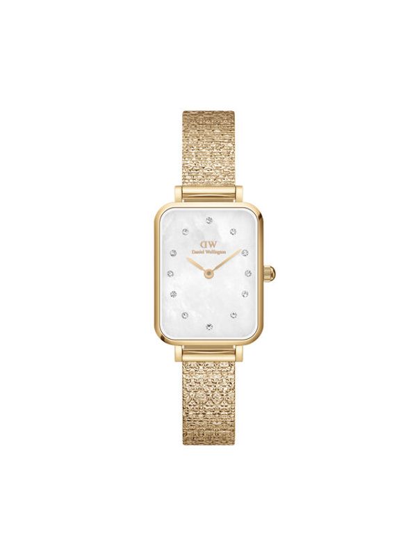 Daniel Wellington Daniel Wellington Ročna ura Quadro Lumine Pressed Piano DW00100582 Zlata
