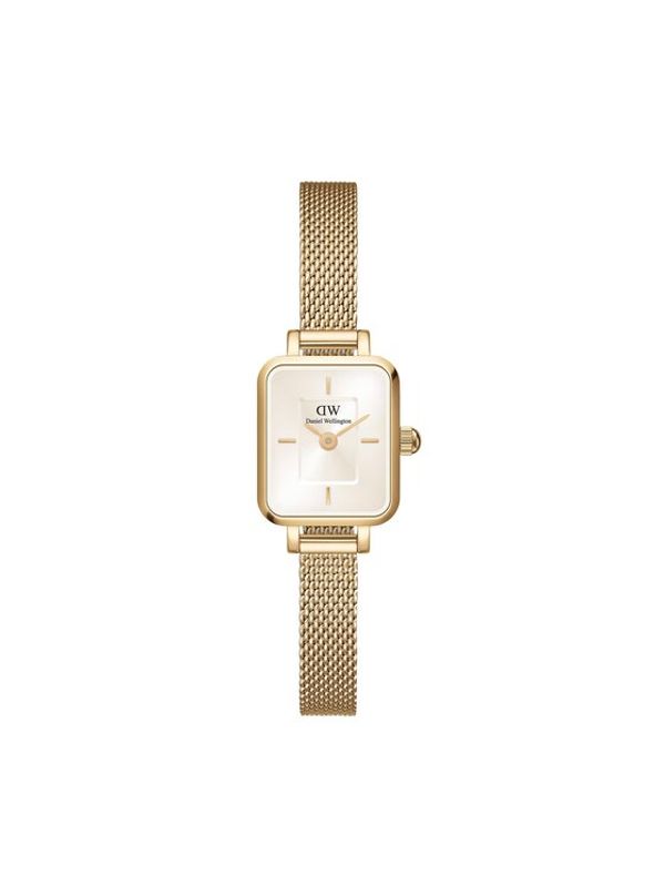 Daniel Wellington Daniel Wellington Ročna ura Quadro Mini Evergold DW00100656 Zlata