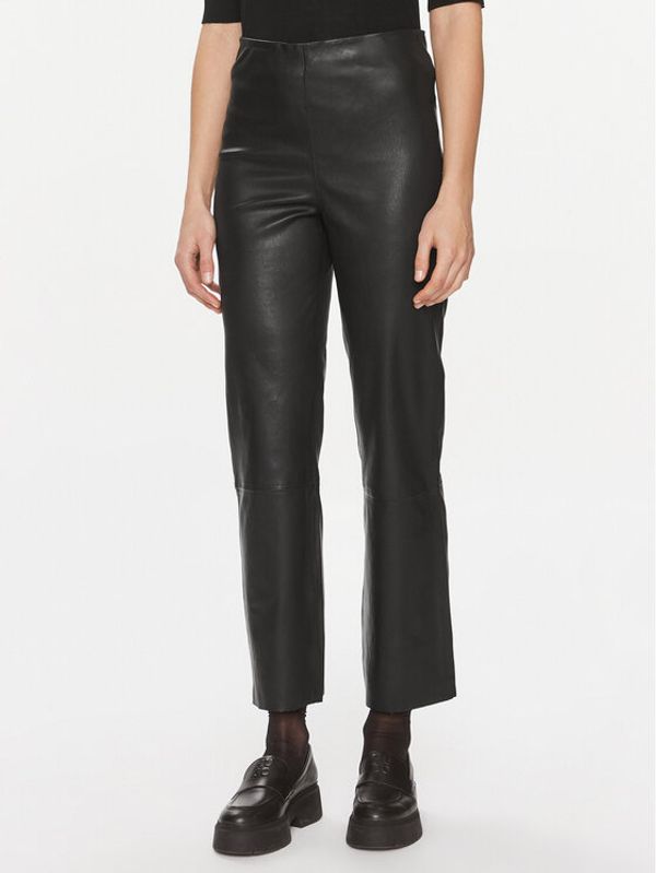 DAY DAY Usnjene hlače Madisson 100183 Črna Regular Fit