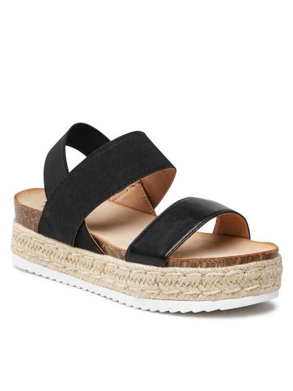 DeeZee DeeZee Espadrile WS17059-09 Črna