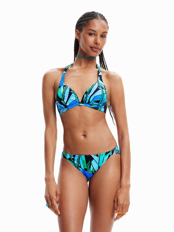 Desigual Desigual Gornji del bikini Bukit 23SWMK36 Modra