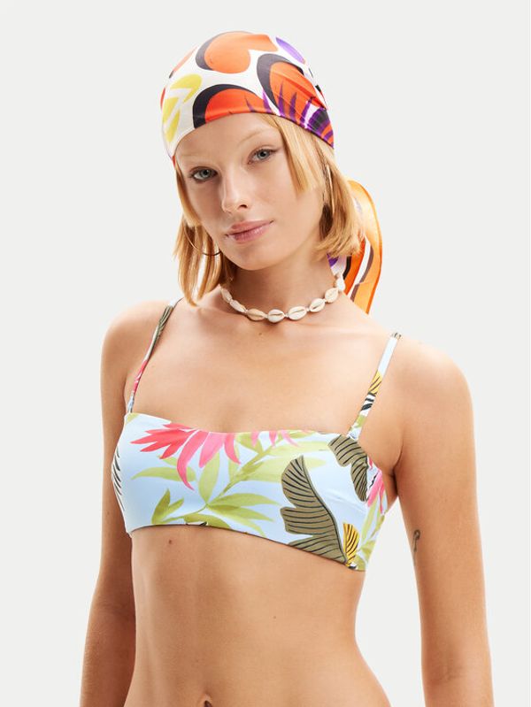 Desigual Desigual Gornji del bikini Palms 24SWMK06 Modra