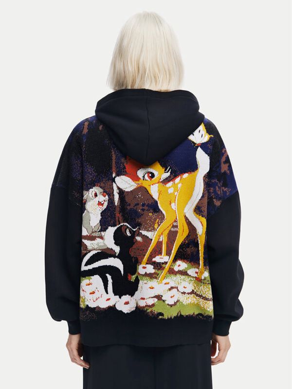 Desigual Desigual Jopa Bambi 24WWSK09 Črna Oversize