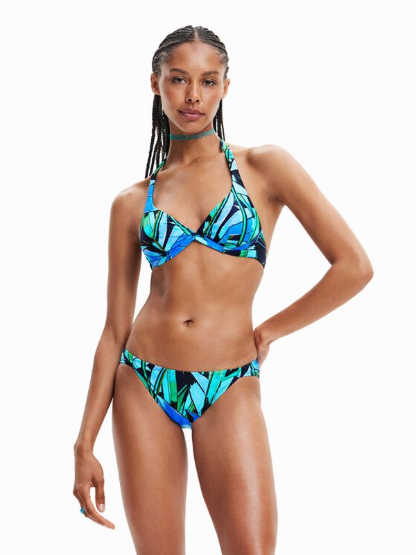 Desigual Desigual Spodnji del bikini Bukiti 23SWMK37 Modra