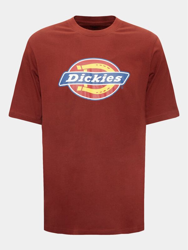 Dickies Dickies Majica Icon Logo DK0A4XC9 Bordo rdeča Regular Fit
