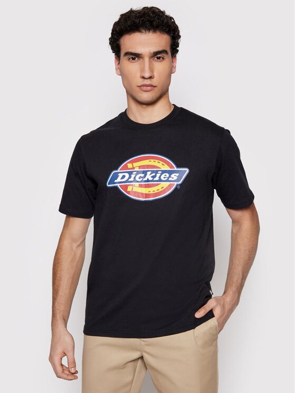 Dickies Dickies Majica Icon Logo DK0A4XC9BLK1 Črna Regular Fit