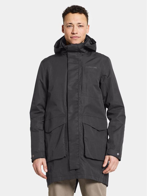 Didriksons Didriksons Parka Andreas Usx Parka 505085 Črna Standard Fit