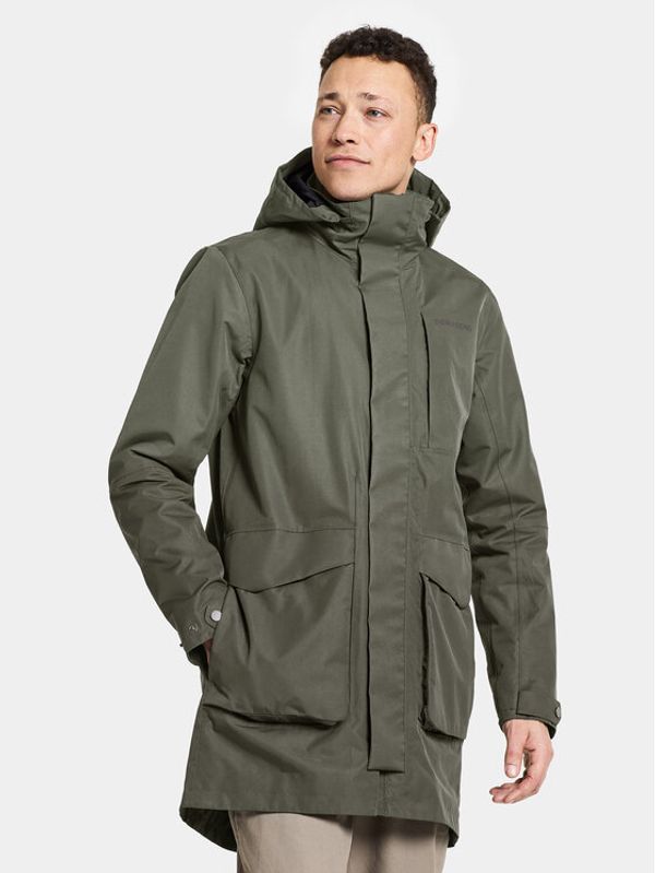 Didriksons Didriksons Parka Andreas Usx Parka 505085 Zelena Standard Fit