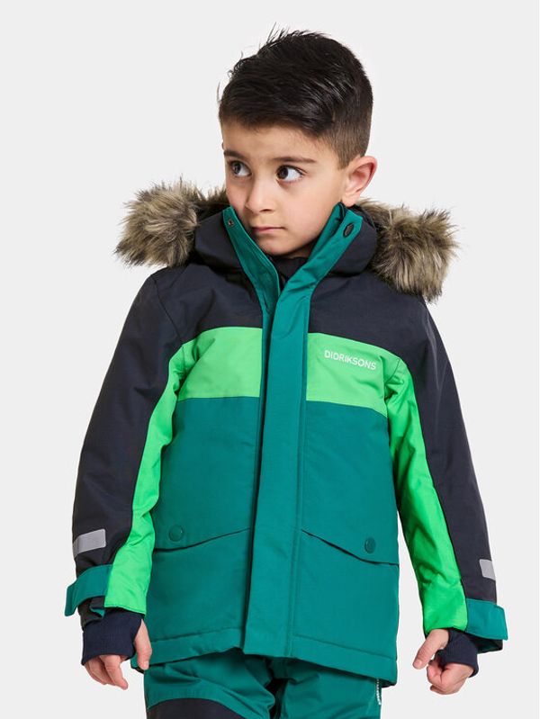 Didriksons Didriksons Parka Bjärven Kids Parka 2 504898 Zelena