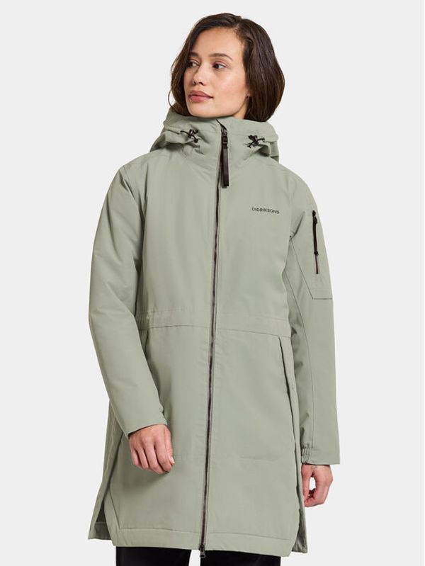 Didriksons Didriksons Parka Ella Wns Parka 2 504835 Zelena Regular Fit