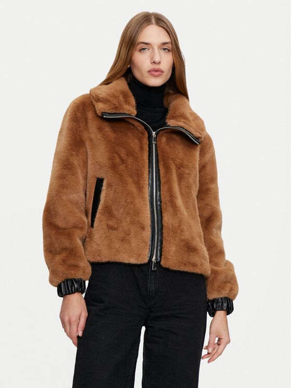 Dixie Dixie Krzno V330K002A Rjava Regular Fit