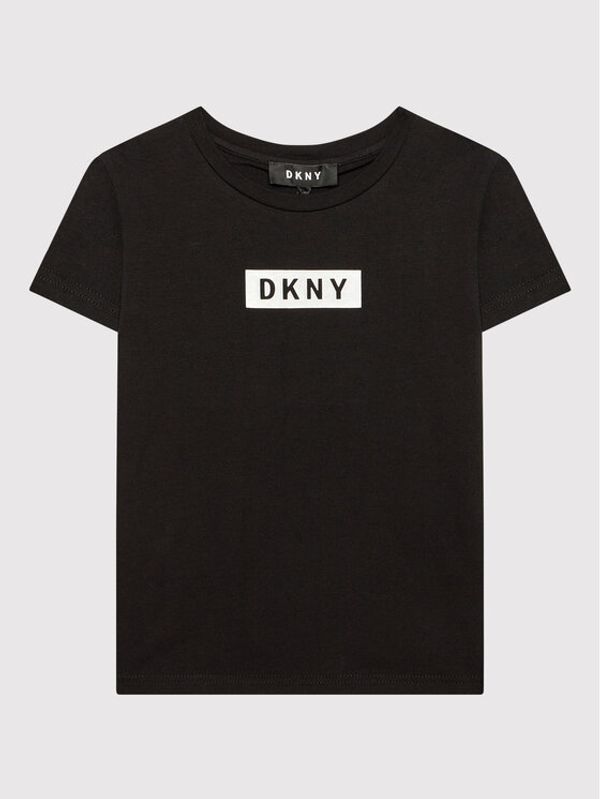 DKNY DKNY Majica D35R93 M Črna Regular Fit