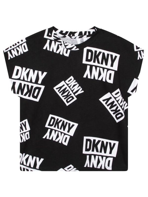 DKNY DKNY Majica D35S27 S Črna Regular Fit