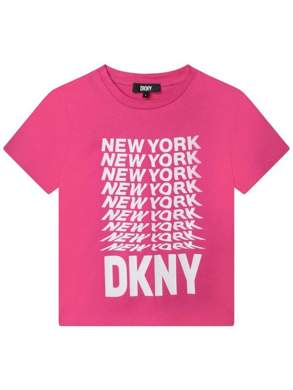 DKNY DKNY Majica D35S76 D Roza Regular Fit