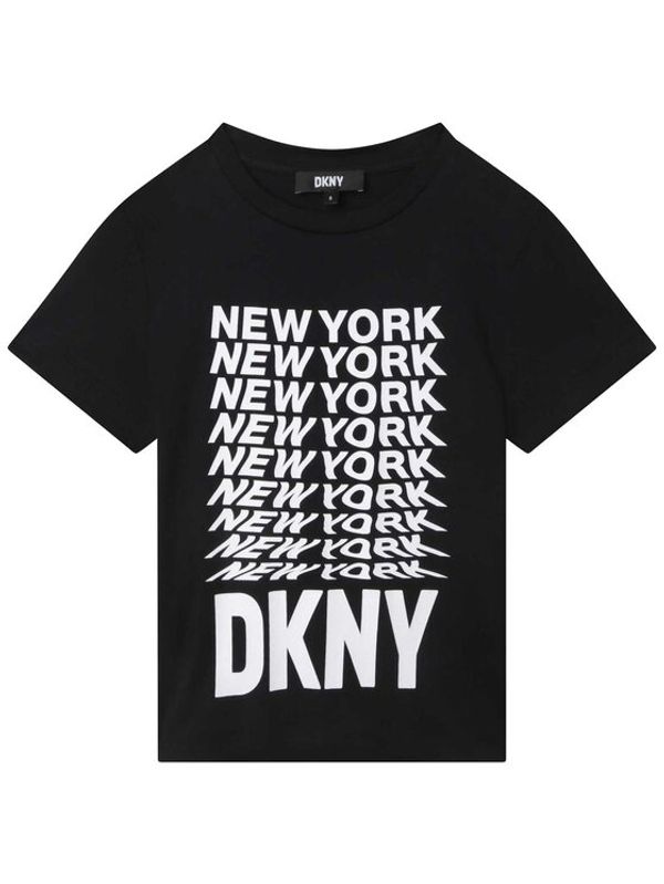 DKNY DKNY Majica D35S76 S Črna Regular Fit