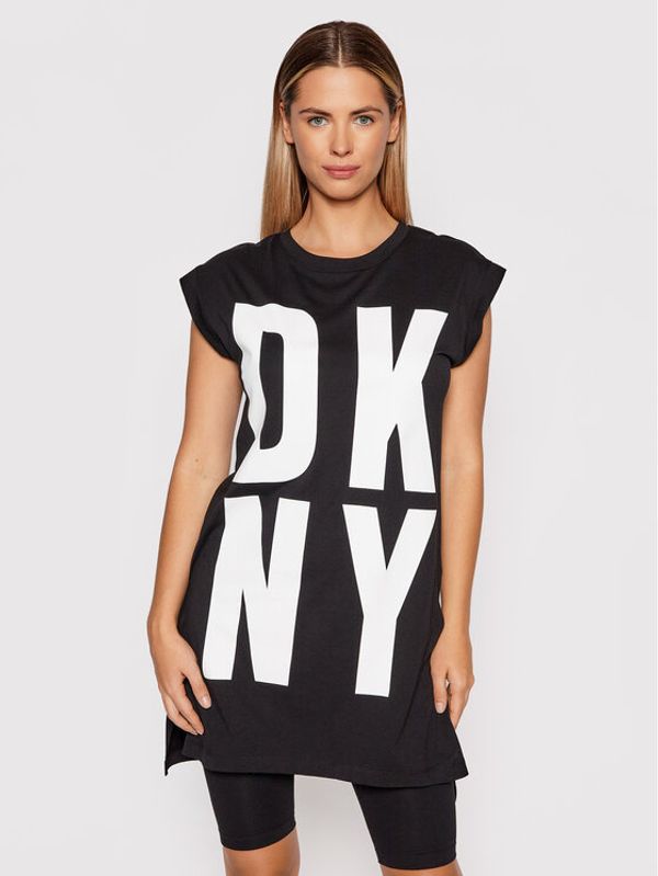 DKNY DKNY Majica P1RHRB2M Črna Regular Fit