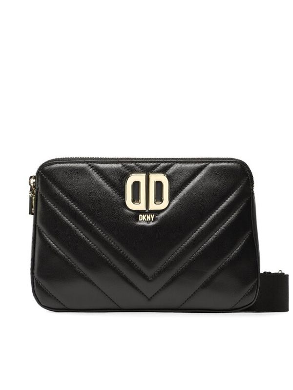 DKNY DKNY Ročna torba Delphine Dbl Zip Cbo R23EBG29 Črna