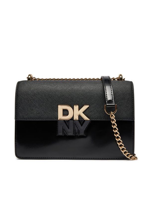 DKNY DKNY Ročna torba Echo Sm Chain Flap R423KE31 Črna