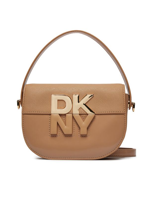 DKNY DKNY Ročna torba Echo Sm Flap Cbody R42EKE28 Rjava