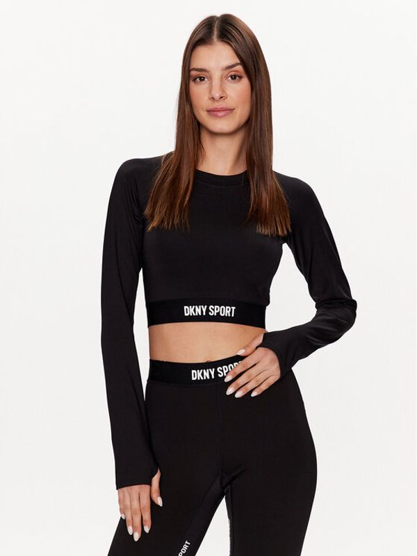 DKNY Sport DKNY Sport Bluza DP2T9185 Črna Classic Fit