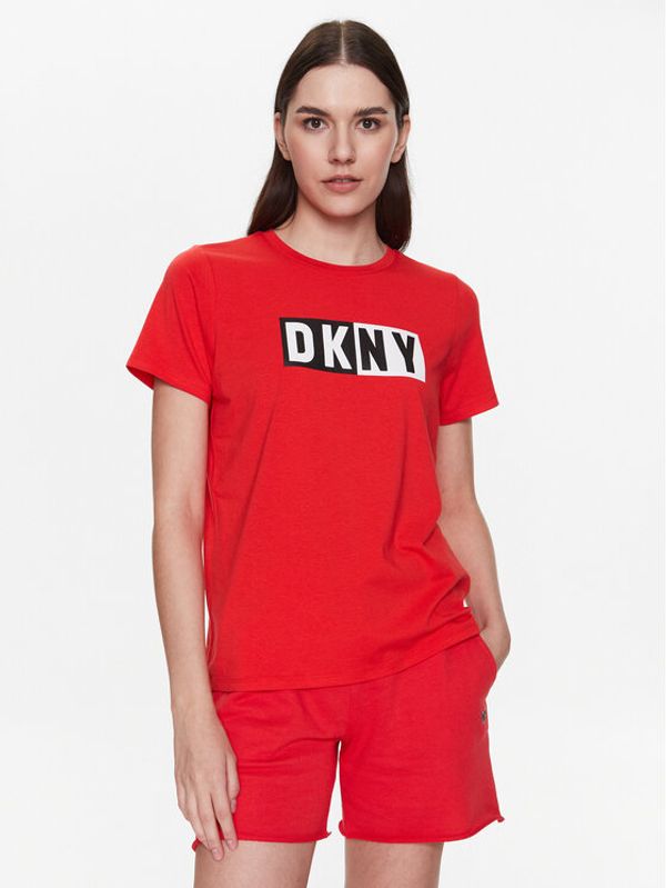 DKNY Sport DKNY Sport Majica DP2T5894 Rdeča Classic Fit