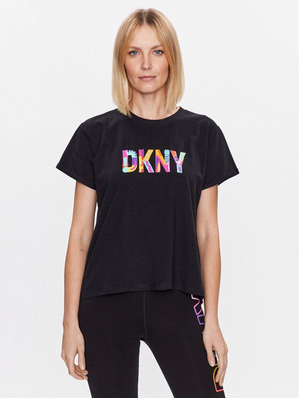 DKNY Sport DKNY Sport Majica DP3T9363 Črna Classic Fit