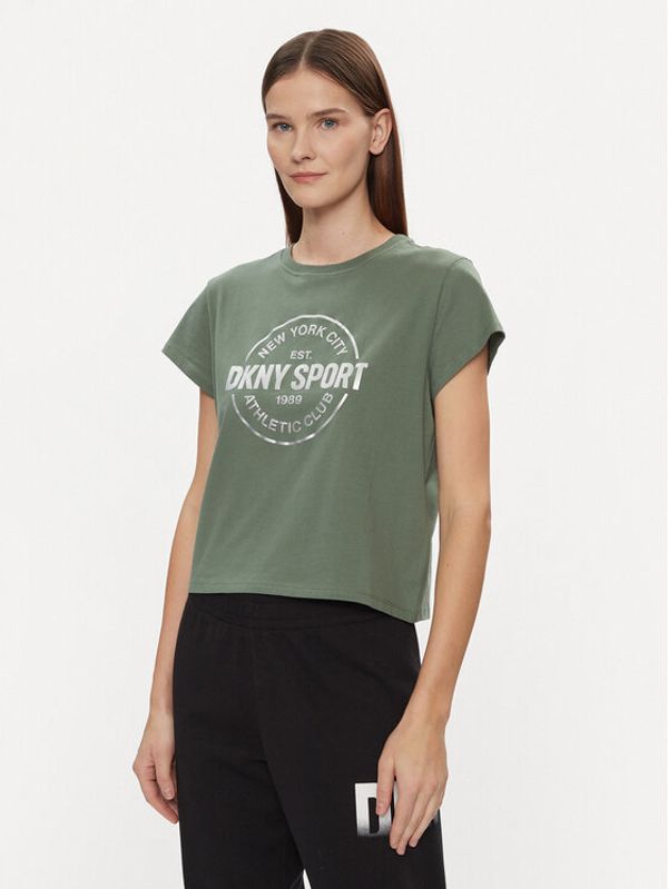 DKNY Sport DKNY Sport Majica DP3T9563 Zelena Relaxed Fit