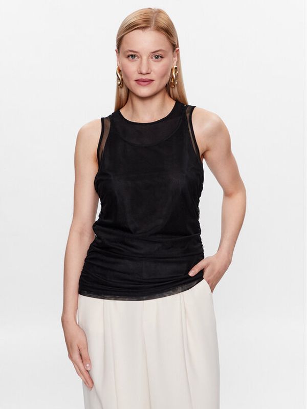 DKNY DKNY Top P3BH7RJA Črna Regular Fit