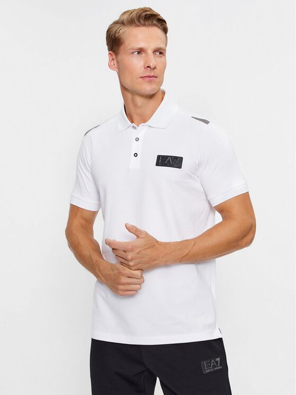 EA7 Emporio Armani EA7 Emporio Armani Polo majica 6RPF78 PJBVZ 1100 Bela Regular Fit