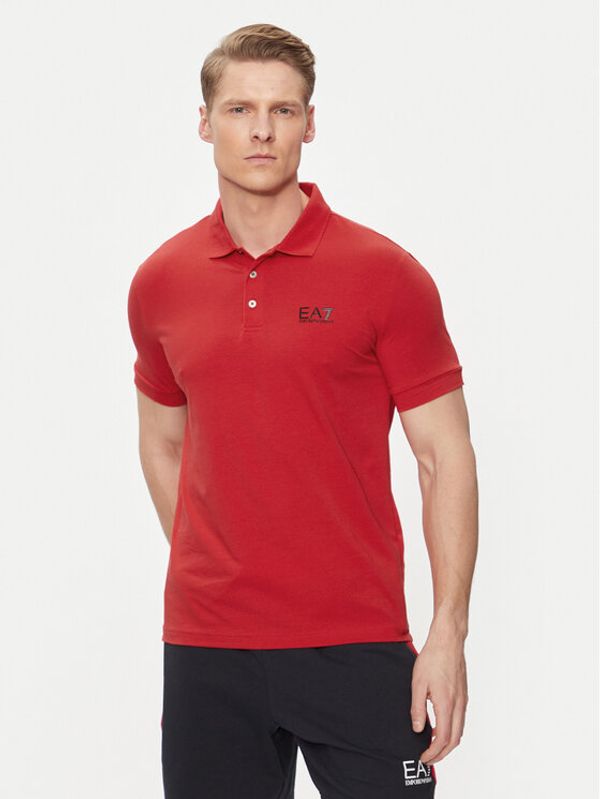 EA7 Emporio Armani EA7 Emporio Armani Polo majica 8NPF04 PJM5Z 1461 Rdeča Regular Fit