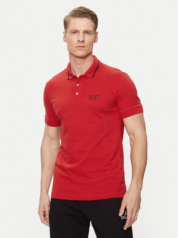 EA7 Emporio Armani EA7 Emporio Armani Polo majica 8NPF06 PJ04Z 1461 Rdeča Regular Fit