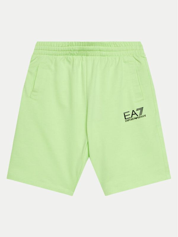 EA7 Emporio Armani EA7 Emporio Armani Športne kratke hlače 8NBS51 BJ05Z 1805 Zelena Regular Fit
